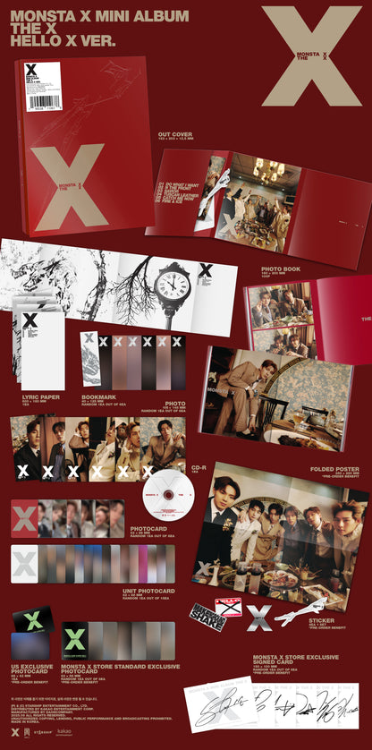 THE X – HELLO X VER. (Signed)