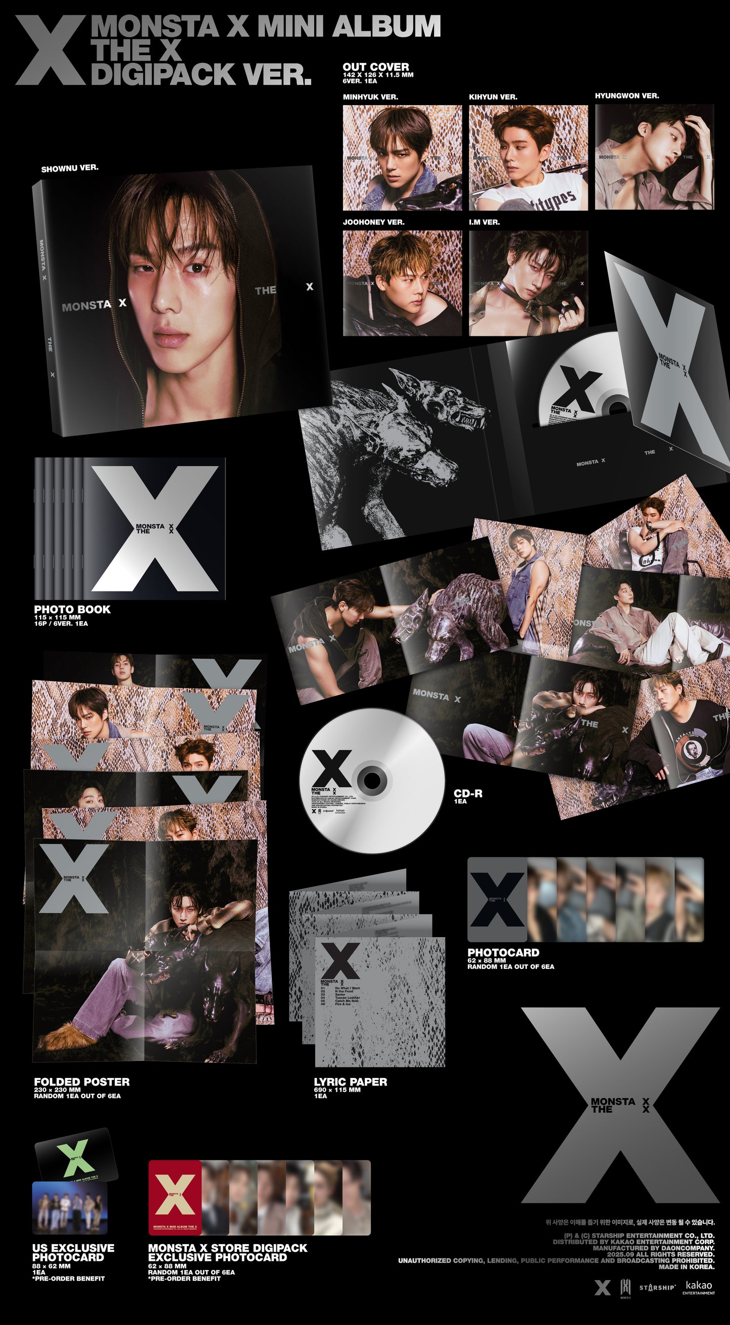 THE X – (DIGIPACK) KIHYUN VER.