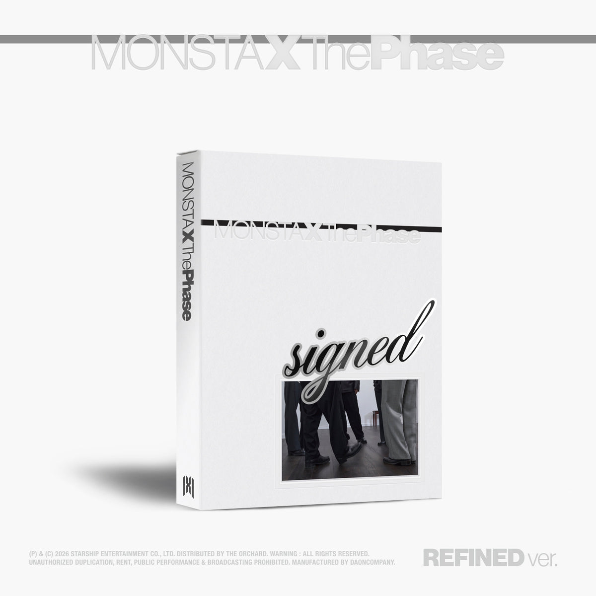(REFINED ver.) MONSTA X - The Phase (Signed)