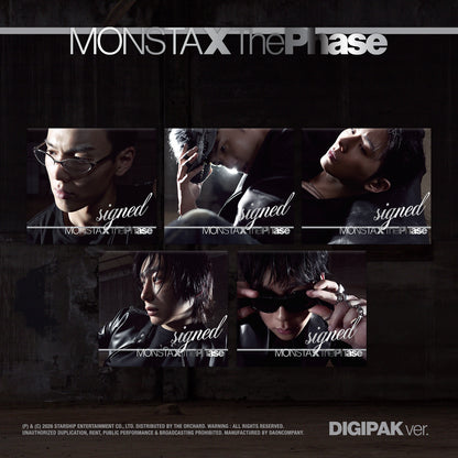 (DIGIPAK) MONSTA X - The Phase (Signed)