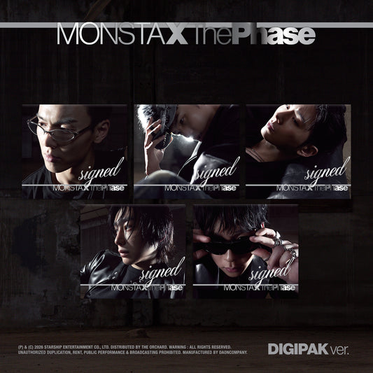 (DIGIPAK) MONSTA X - The Phase (Signed)