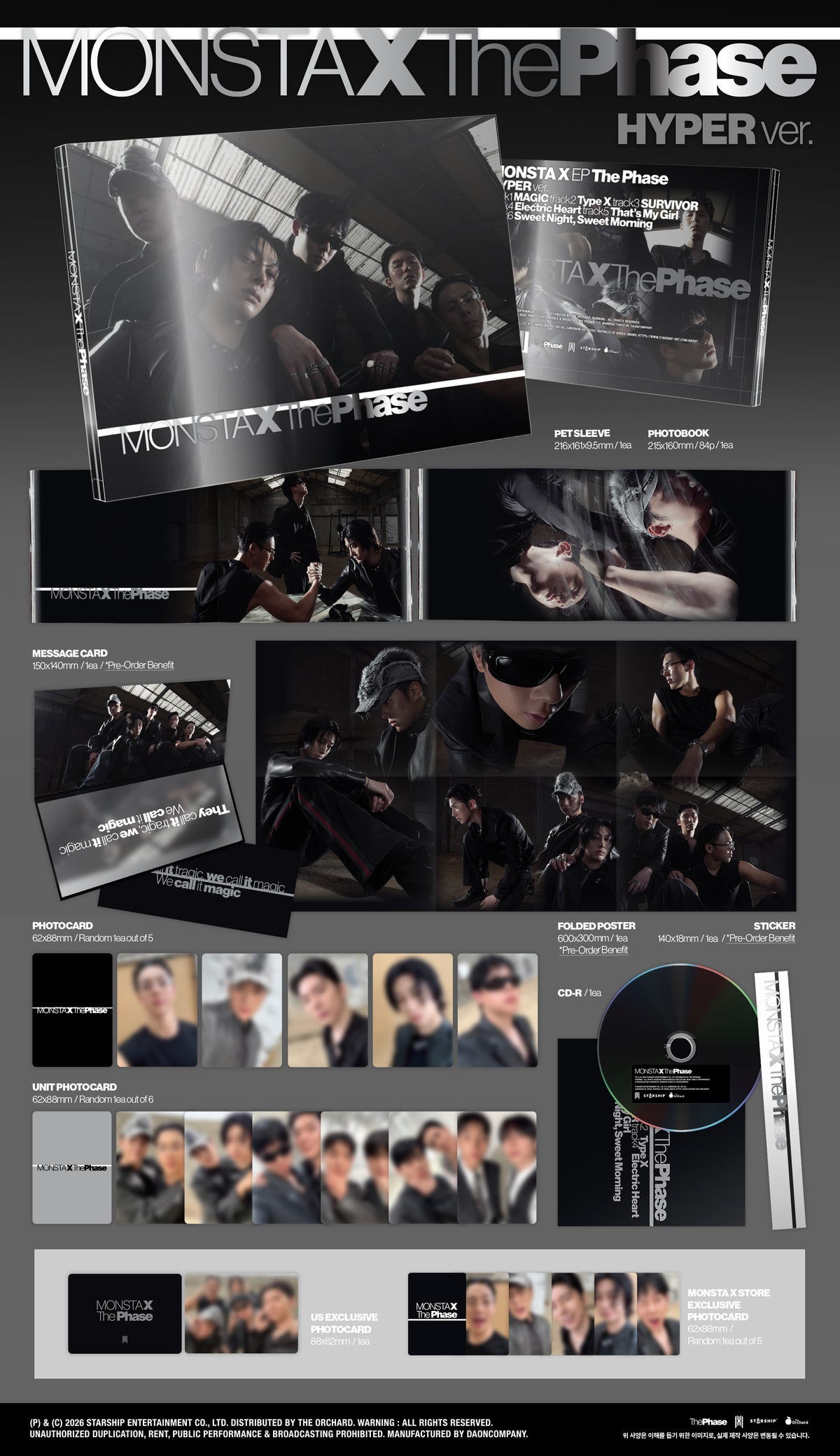 (HYPER ver.) MONSTA X - The Phase