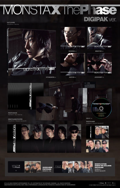 (DIGIPAK) MONSTA X - The Phase