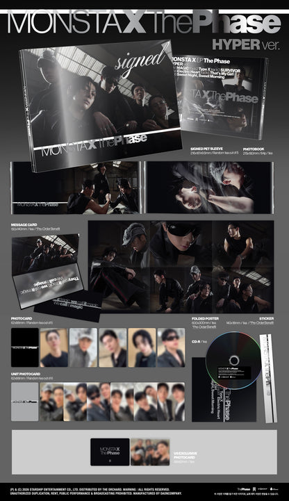 (HYPER ver.) MONSTA X - The Phase (Signed)
